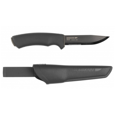 Peilis Mora Bushcraft Black SRT