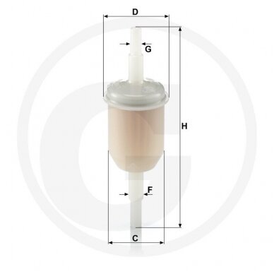 Fuel filter 565WK31.2 1