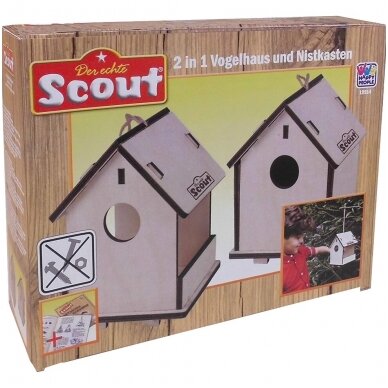 Happy People Scout 2-in-1 birdhouse