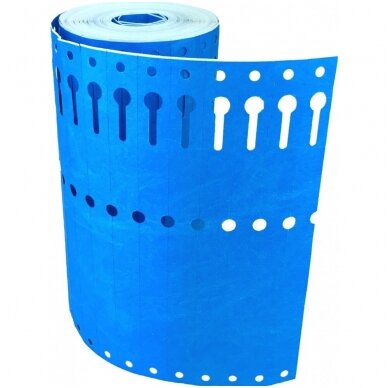 Marking strips in 12.7x220mm rolls 1000 pcs (blue)